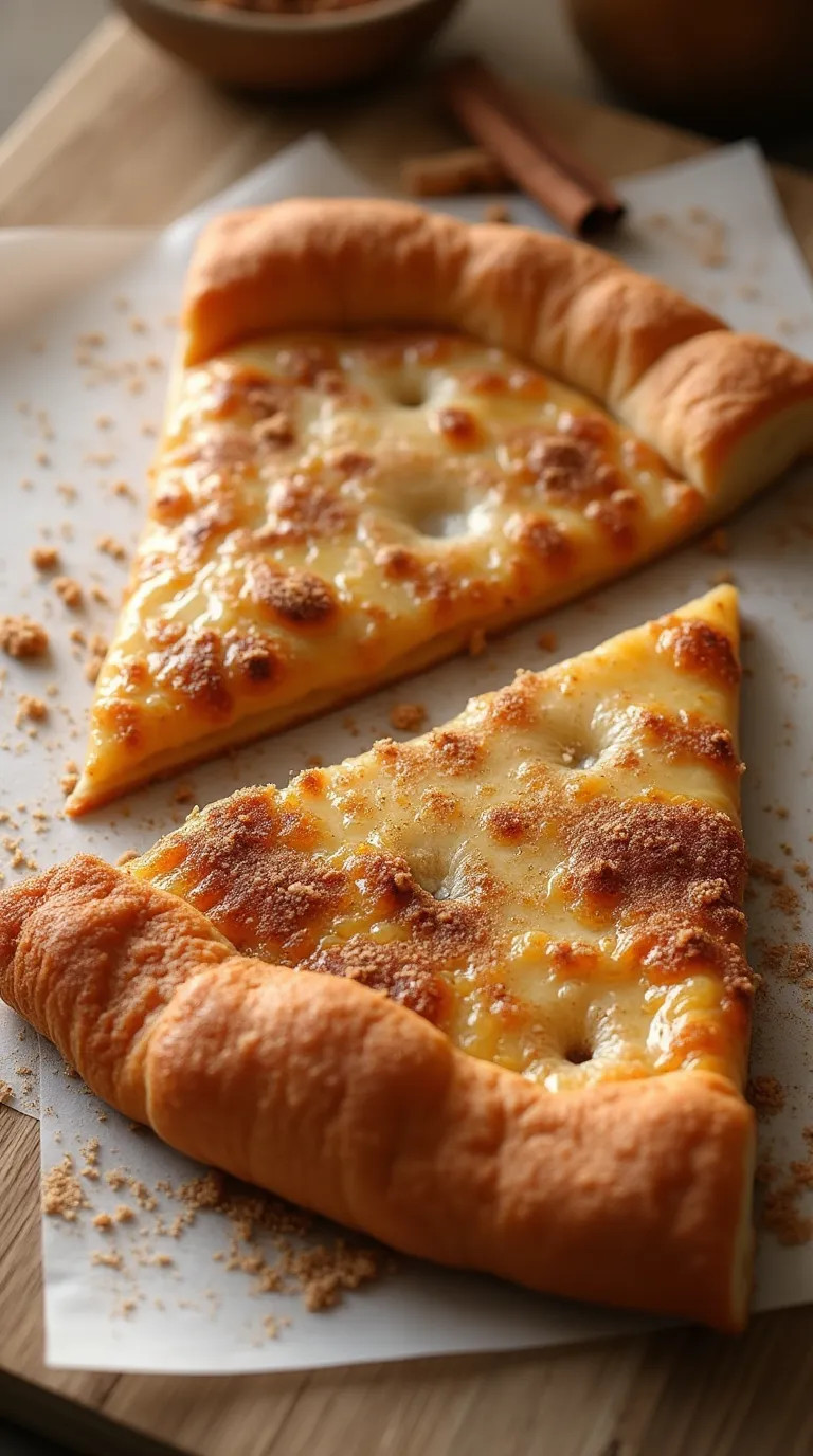 Sweet and Crunchy Cinnamon-Sugar Pizza